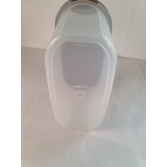 Vintage Tupperware Modular Mate Container 1612-21 with Brown Lid 4 3/4 Cups - Picture 6 of 8